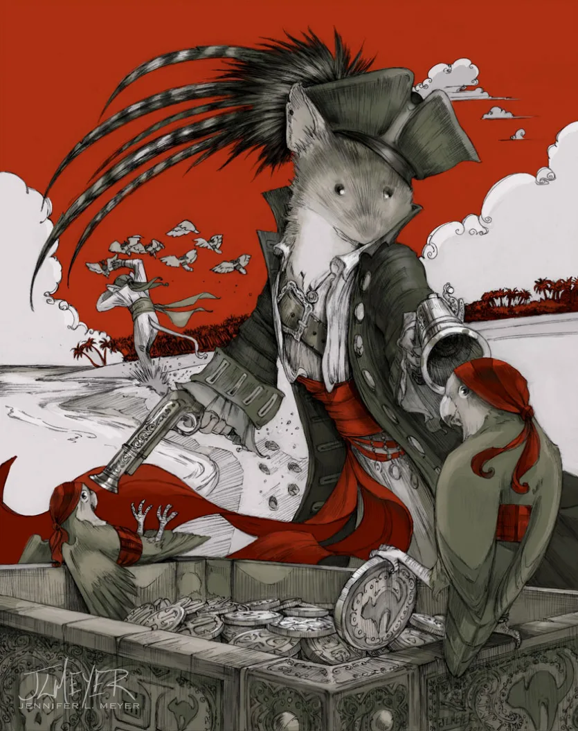 Hands off my Booty, Pirates on the beach