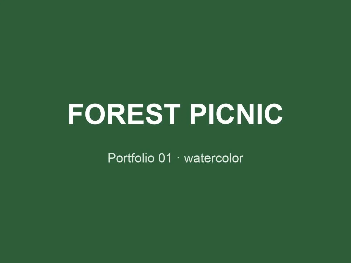 01 forest picnic