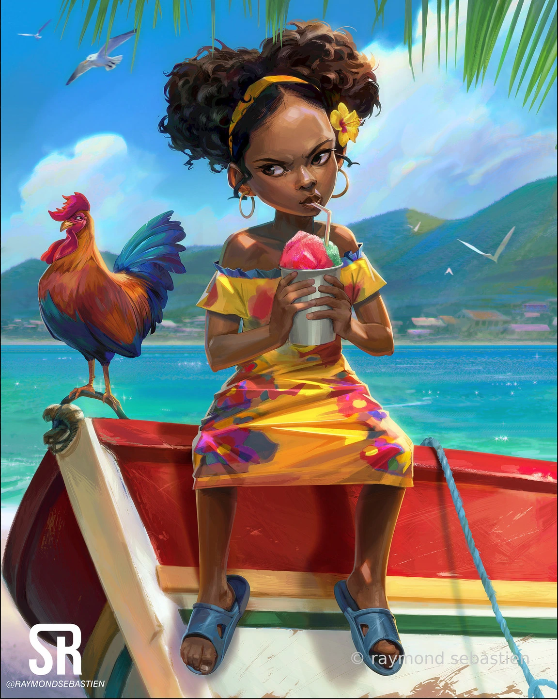 Artwork by Raymond Sebastien