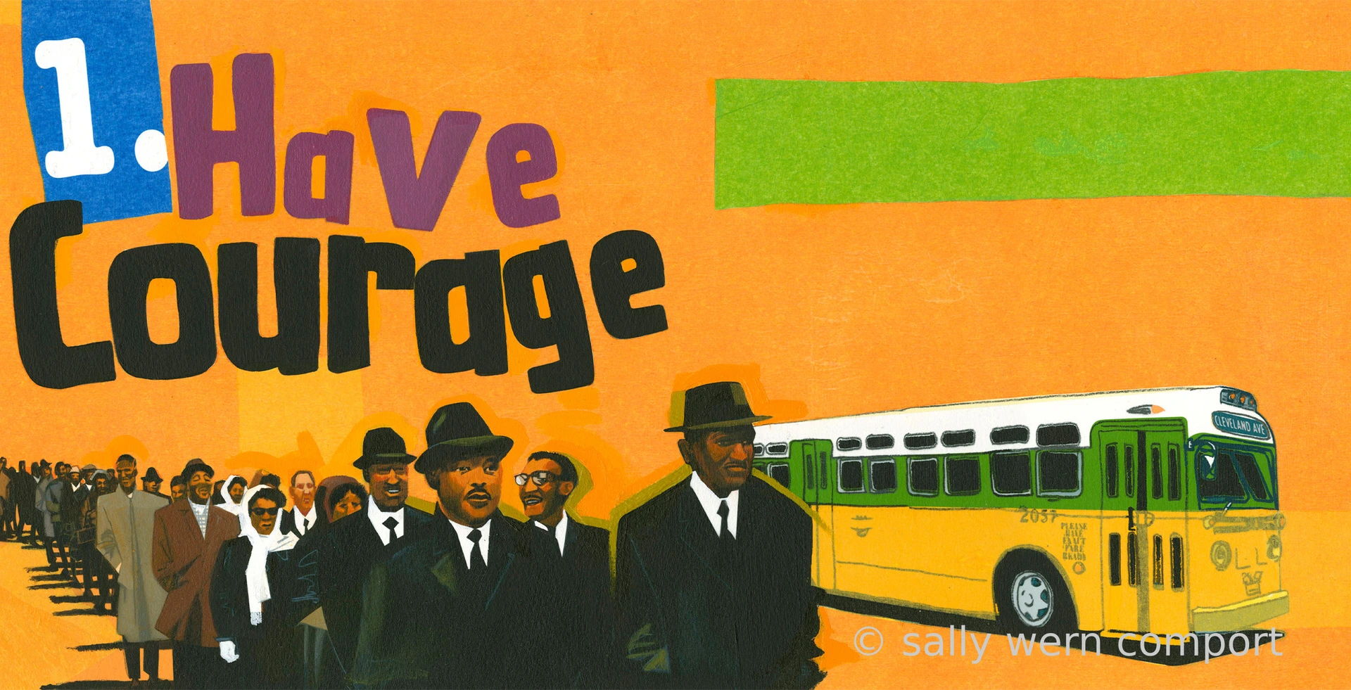 Artwork by Sally Wern Comport